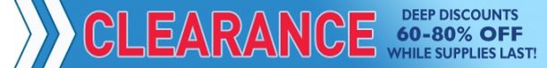 clearance and sale products